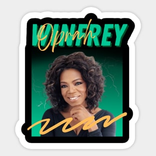 oprah winfrey***original retro Sticker